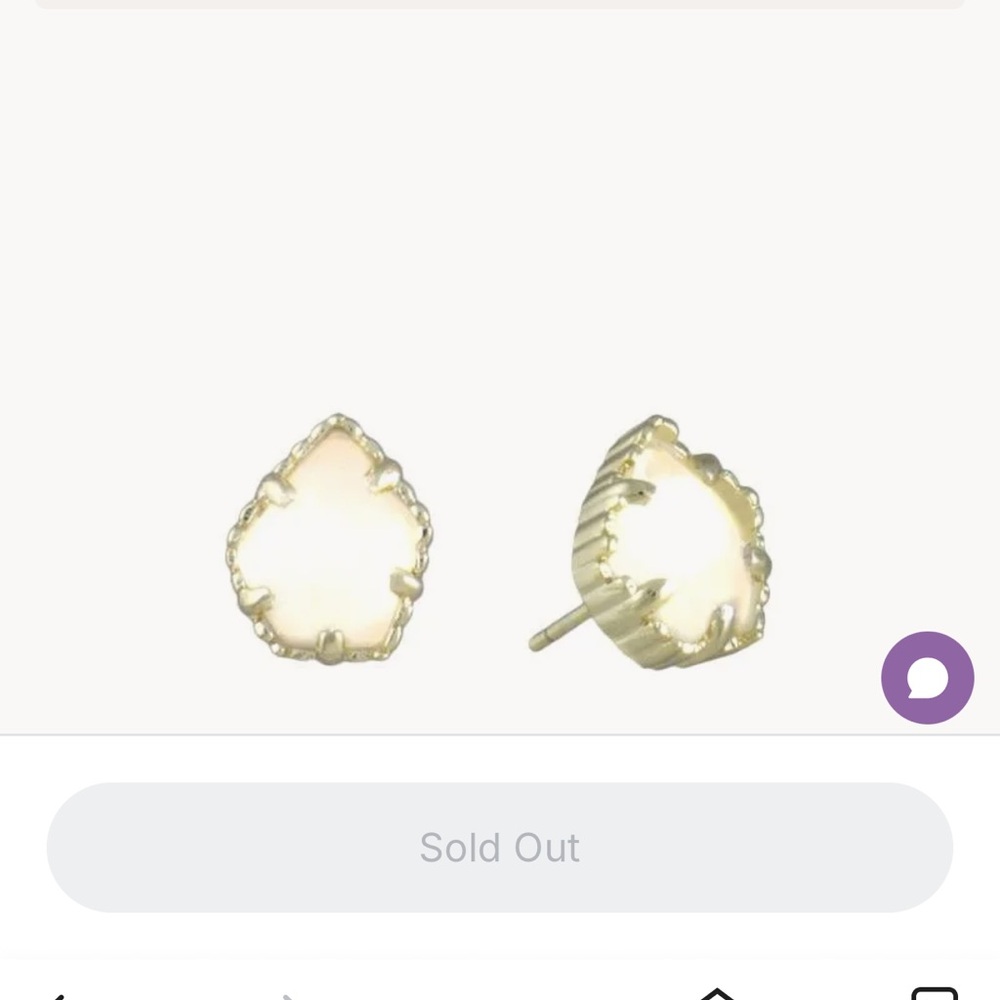 Kendra Scott Tessa Gold and Opal Earrings